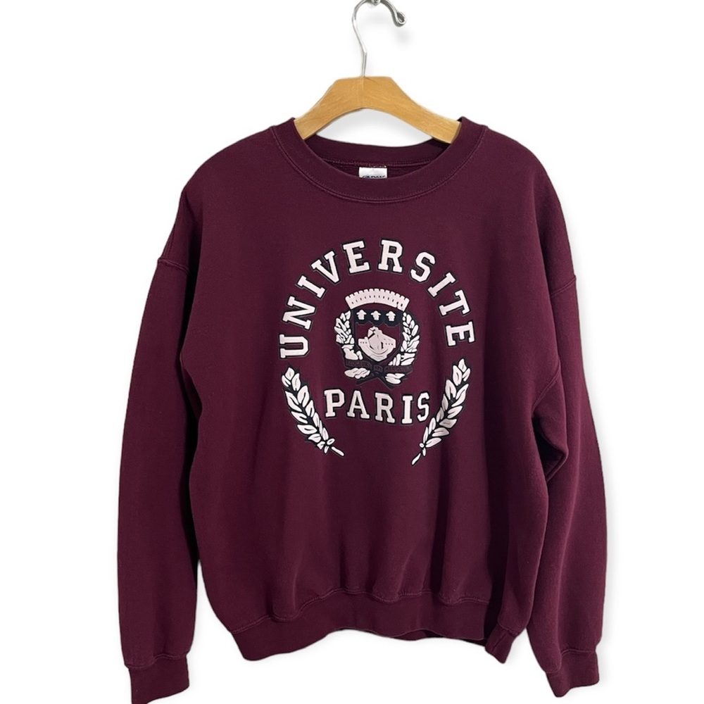 Vintage Universite Paris Crewneck Sweatshirt